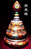 Nepalese craftsmanship pure red bronze grinding light View Thai blue eight auspicious Manzal disc with pallet trumpet