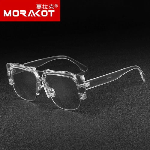 Антирадиационные трендовые прозрачные очки, в корейском стиле, популярно в интернете