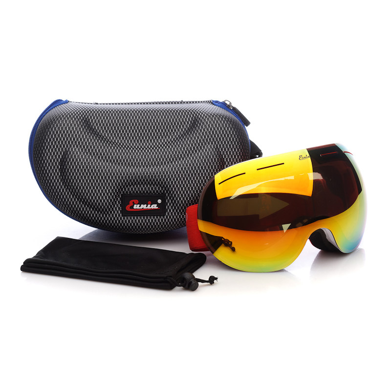 Uenija ski mirror double layer anti-fog male and female universal cocked close glasses outdoor climbing windproof goggles