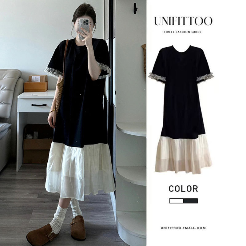 Maternity Wear 2026 New Style Dress Summer Slimming Long Dress for Pregnant Mothers High-End Dress High-End Outfit Spring