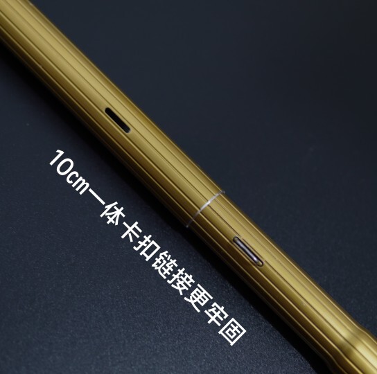 One Pole 5678910m Photovoltaic Cleaning Glass Multi-Functional Connecting Rod Aluminum Alloy Titanium Thickened and Lengthened