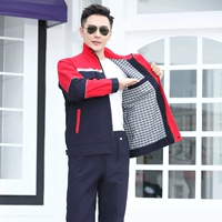 5 -е поколение хлопкового двойного рубного плеча -голубые костюмы