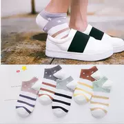 [Hộp quà tặng 5 đôi] vớ cotton nam vớ vớ khử mùi thoáng khí kinh doanh trong ống vớ