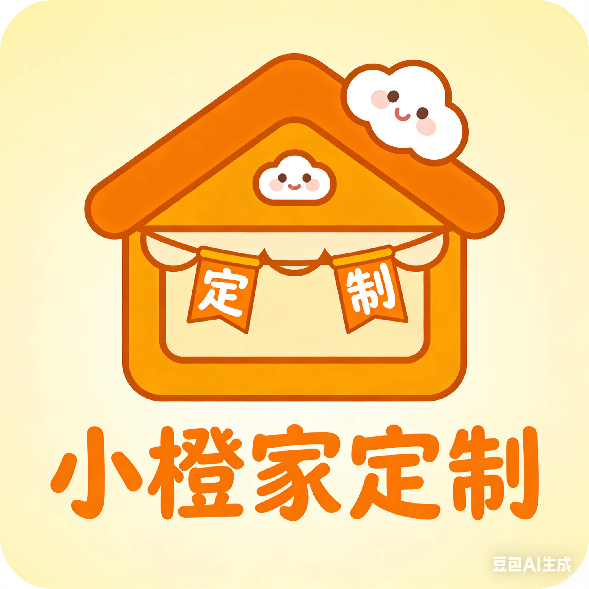 小橙家定制的LOGO