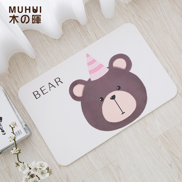 木の晖 硅藻土吸水速干浴室地垫 天猫优惠券折后￥30起包邮（￥45-15）