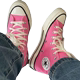 Converse 2024 ໃຫມ່ 1970S Rose Barbie Pink ເກີບ Canvas ສູງແລະຕ່ໍາ A08138CA08184C