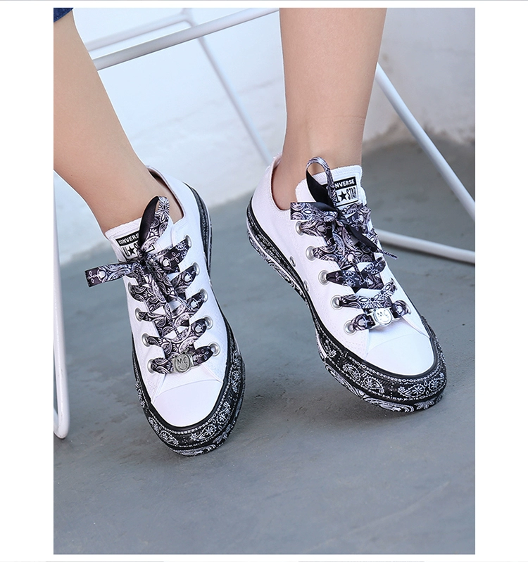 Converse X Miley Cyrus Converse đồng thương hiệu giày cao và thấp yêu thích giày vải 162234c162235c