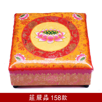 Household worship mats and kneeling mats, lotus worship mats, kowtow kneeling mats, futons, solid wood burning incense kneeling mats for temples and temples