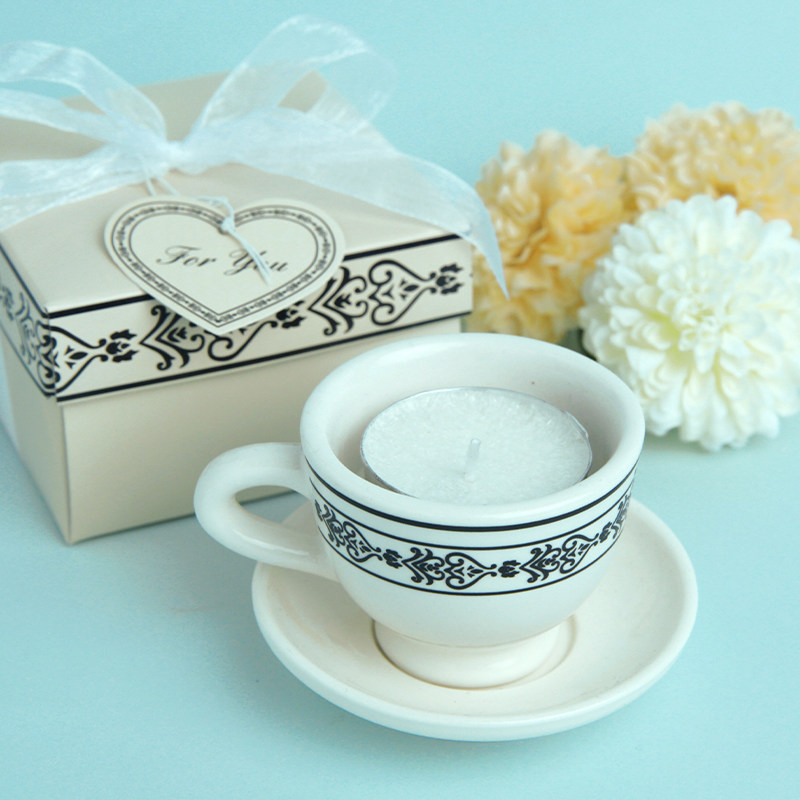 Creative baby elephant lion candlestick tea candlestick Cartoon animal tea candlestick Cafe dining room atmosphere decoration