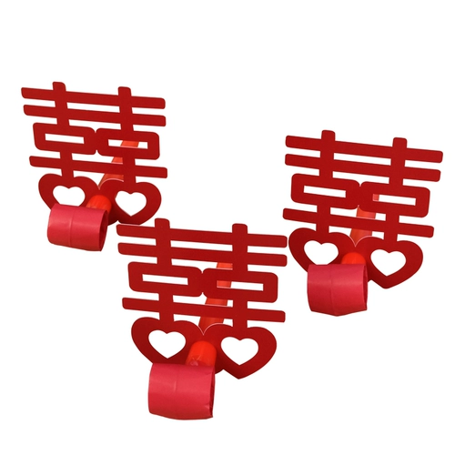 Китайский стиль китайский стиль красный двойной двойной счастливый дракон свадебная атмосфера, чтобы помочь свадебному свистке свадебной свадьбы