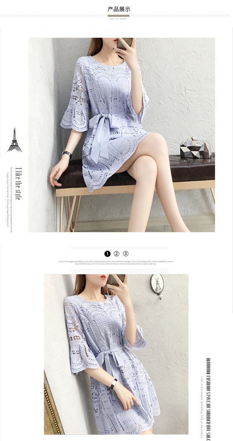 Đầm dự tiệc rất cổ tích Pháp 2019 hè thời trang nữ tính khí mới - Váy eo cao 	mẫu váy eo đẹp	