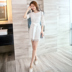 Đầm dự tiệc rất cổ tích Pháp 2019 hè thời trang nữ tính khí mới - Váy eo cao 	mẫu váy eo đẹp	 Váy eo cao