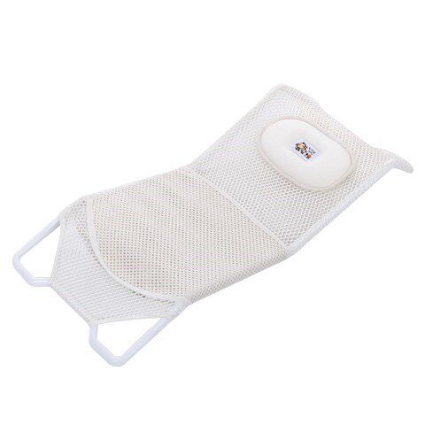 Round basin bath net Baby bath net Folding t-shaped shower recliner ...