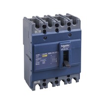 Schneider EZD series plastic circuit breaker fixed EZD100E 4P TMD15-100A distribution protection