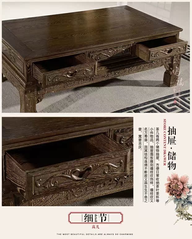 đồ nội thất bằng gỗ gụ, ghế sofa gỗ gụ kết hợp của gỗ wenge sofa cổ là người đứng đầu phòng khách đồ gỗ Trung Quốc mới - Ghế sô pha sofa văng nỉ