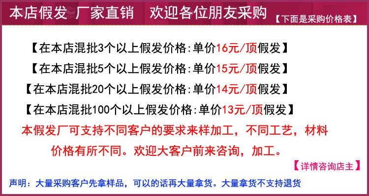 Perruque Long cheveux raides - Ref 2608982 Image 13