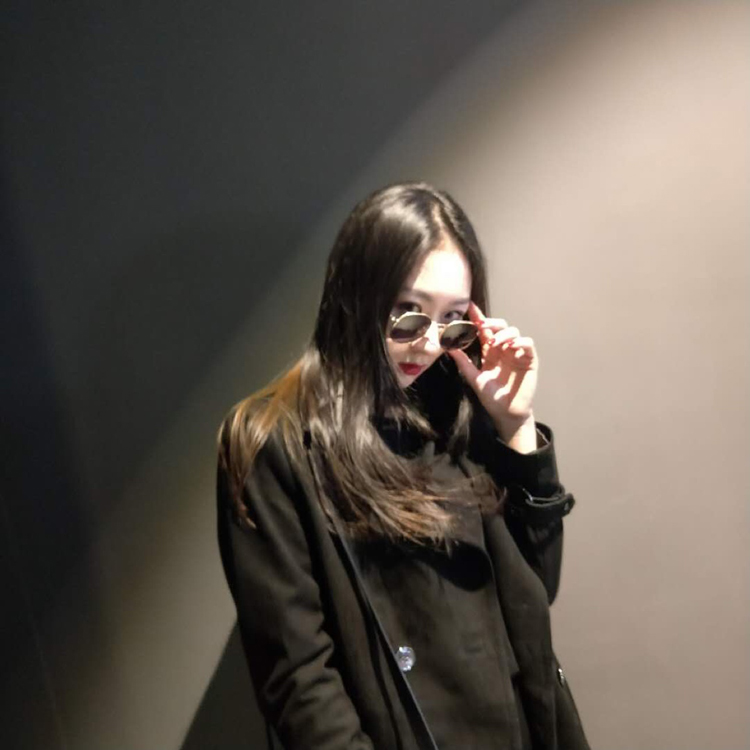 Net đỏ ulzzang Harajuku hip hop hộp nhỏ vòng mặt kính mát vòng khung retro nữ cận thị kính mát thủy triều