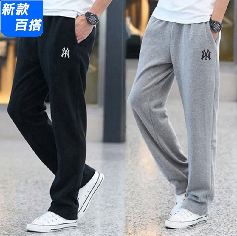 Autumn and Winter Cotton Straight-Leg Sports Pants for Men, Slim Fit, Large Size, Casual Long Pants, Knitted Sweatpants for Young and Middle-Aged Men, Loose Pants Autumn and Winter Cotton Straight-Leg Sports Pants for Men, Slim Fit, Large Size, Casual Long Pants, Knitted Sweatpants for Young and Middle-Aged Men, Loose Pants