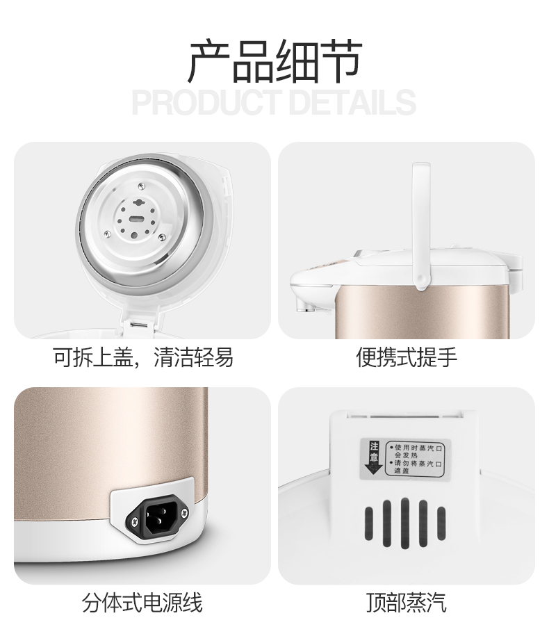 bộ lọc nước Bình đun nước điện thương mại gia dụng bình nóng lạnh 5L bằng thép không gỉ đun sôi nhanh nước ấm - Nước quả lọc nước ion kiềm