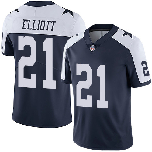 NFL bóng bầu dục Dallas cao bồi COWBOYS 21 ELLIOTT thế hệ thứ hai huyền thoại thêu jersey rugby bond