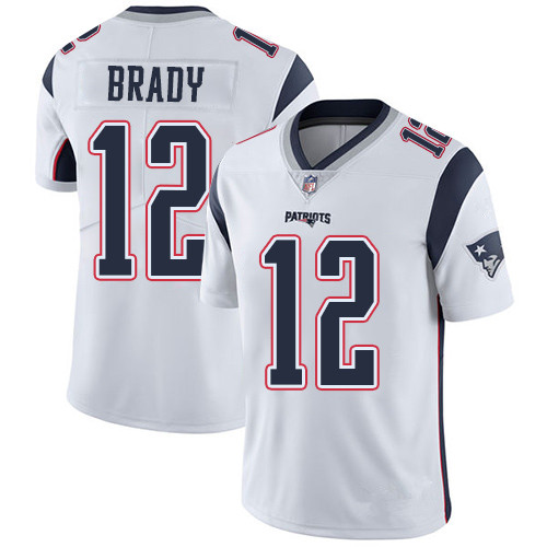 Bóng đá NFL Jersey Patriots Patriot 12 BRADY Brady II Áo thêu huyền thoại Rugby và bóng bầu dục