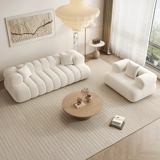 Кремовый современный диван, ткань для гостиной для домашнего использования, французский стиль