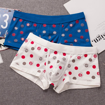 Lovers Briefs Pure Cotton Cute Comfort Antibacterial Boys Flat Corner Womens Triangle Waist A Man and Men 520 Gift Shorts