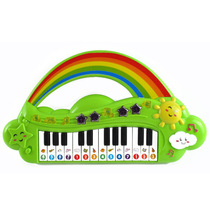 Supply SM269580 Rainbow Electronic Keyboard Cartoon Childrens Electronic Keyboard Qizhi Music Keyboard Musical Instrument Toy