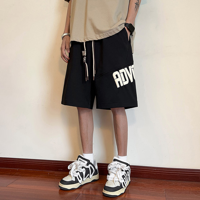 Tangshi Group DESSO American high street khaki casual shorts men's summer fashion brand sports basketball pants ຫ້າຈຸດ