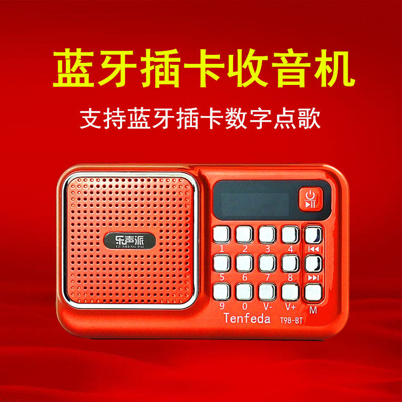 Levocal Piers L98 Bluetooth Card Radio Small Sound Elderly portable small rechargeable with body listening horn