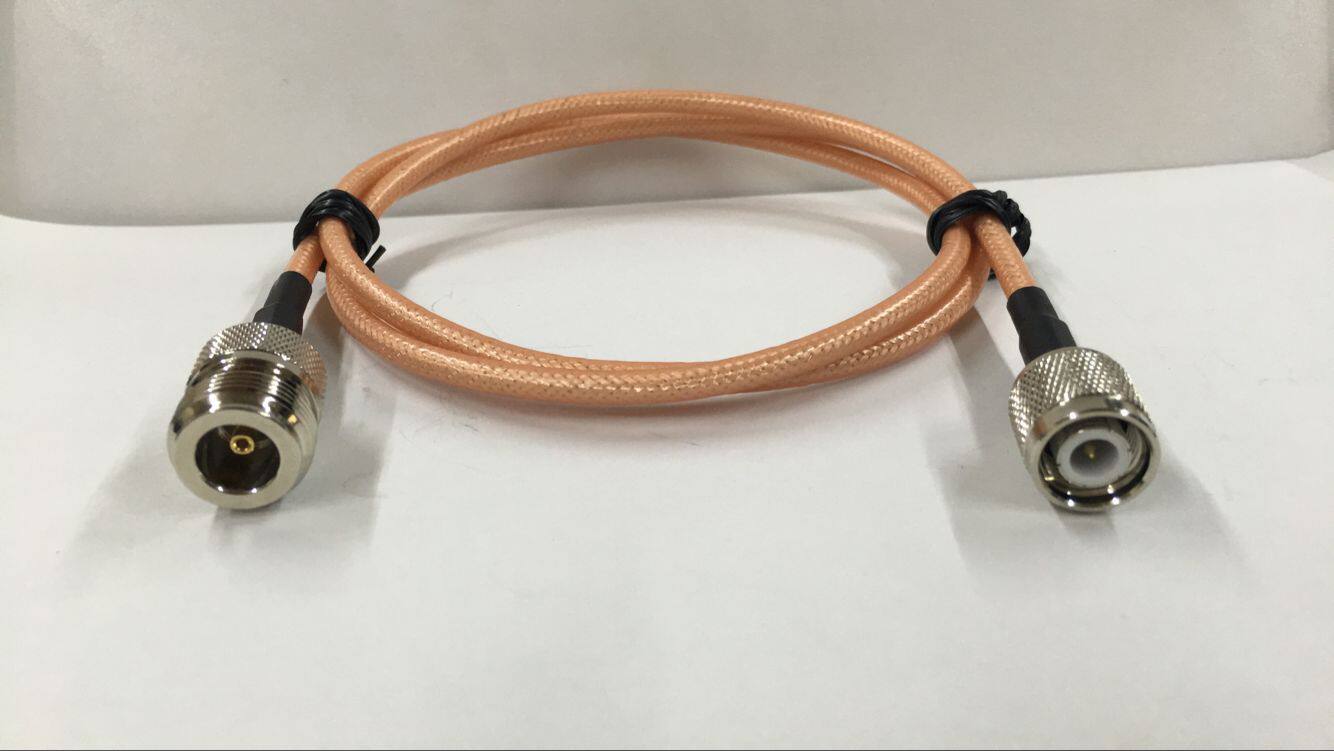 N-turn TNC line: Teflon SFF-50-3 RG142 silver plated high temperature resistant wire for NK seat turning TNC male head