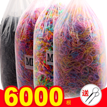 Child disposable rubber band adult female hair accessories black adult with Hairband hair rope small rubber band Black strong pull constantly