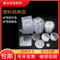 High quality plastic disposable 90mm plastic petri dish sterile culture dish epoxy sterilization 10 sets of packs