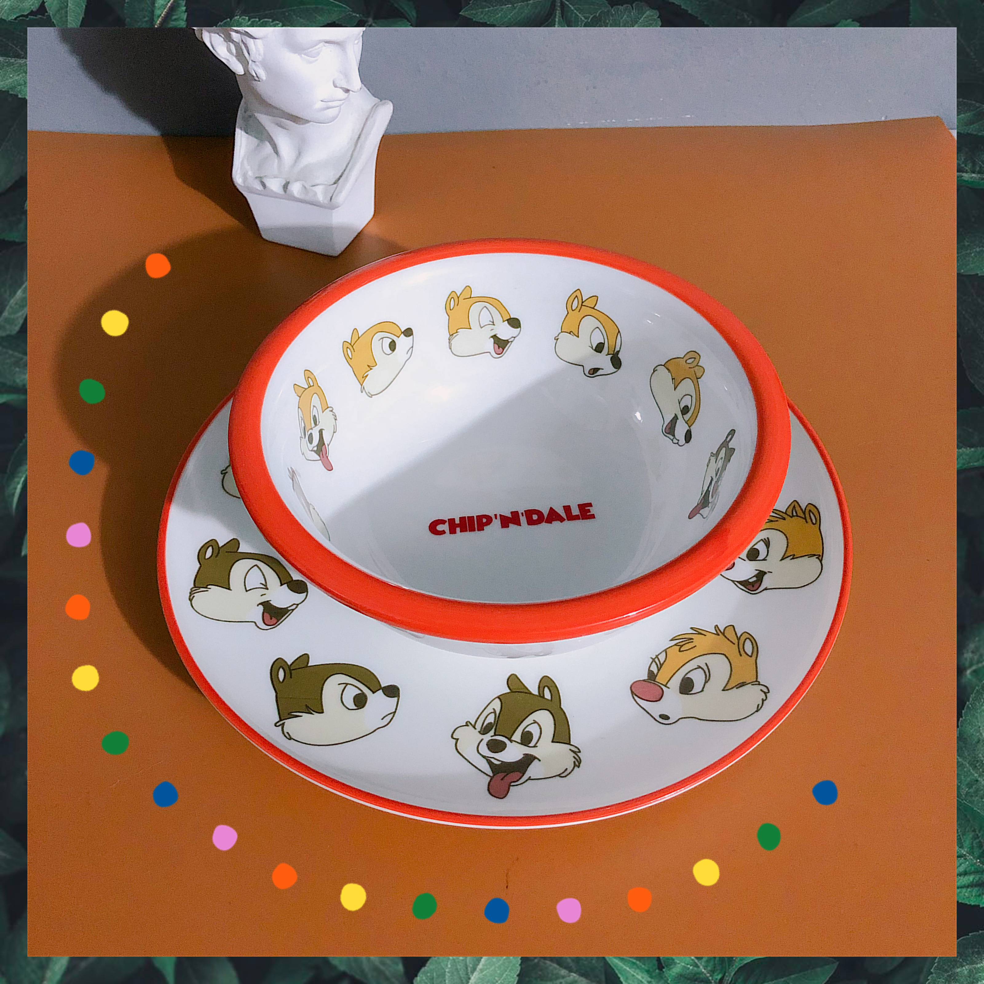 Chichititi Porcelain Plate Cute Dessert Plate