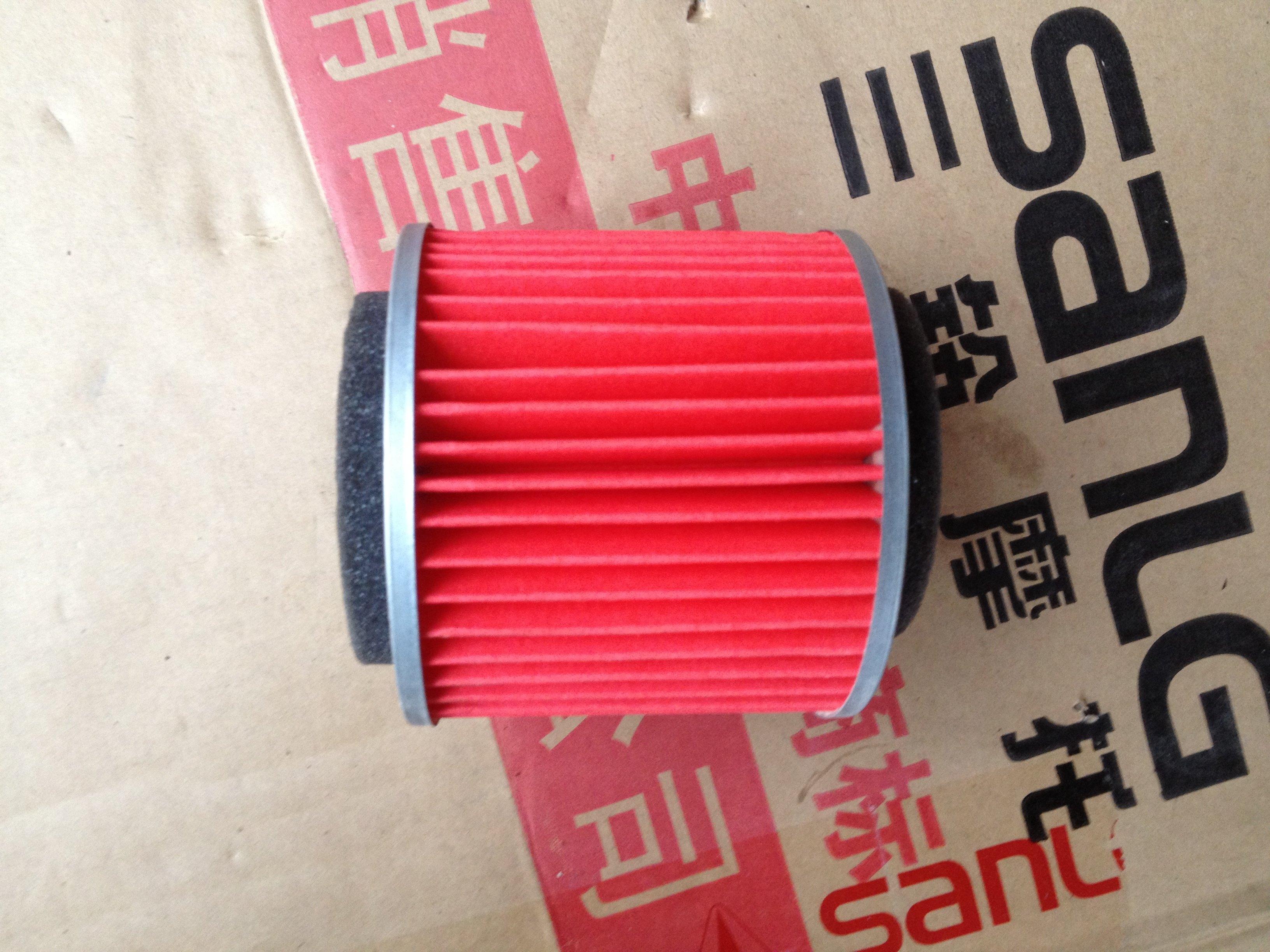 Three-bell locomotive SL100T 4CW 4CW 4TE air filter core DL butterfly romance SL125-3AR original plant