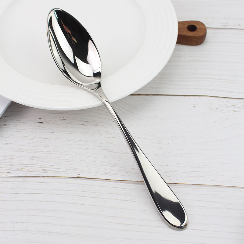 Pick-Up Items from the Restaurant Staff: Hilton Hotel Designated Large Main Course Spoon, 18/10 Stainless Steel Olive Spoon, Sorbet Spoon