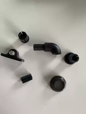 Stair handrail accessories Italian vertical pole European column diameter 22 pole column accessories Round tube accessories Black