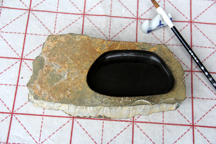 Sibao pure hand carving original stone natural authentic pit thick Xu Guan Yan Tai