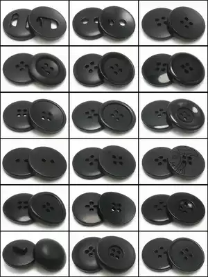 Coat buttons woolen large round black men's and women's clothes Pants windbreaker sweater suit buttons buttons wild