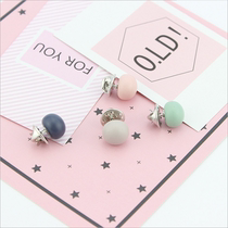Korean fashion pearl nail buckle anti-slip collar buckle cardigan shawl buckle needle DIY scarf collar needle brooch pin female