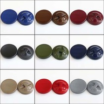 Round concave black high-grade resin woolen coat button large trench coat sweater button clothes accessories color