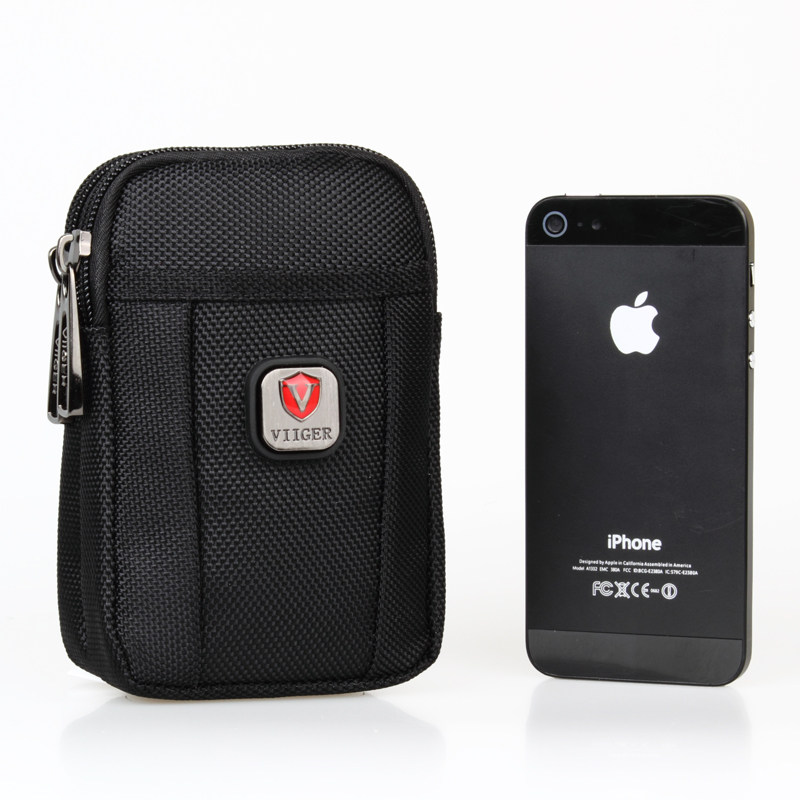 Men's sports 4-inch mobile phone bag small waist bag multi-functional wearing belt iPhone5s coin purse hanging bag SE