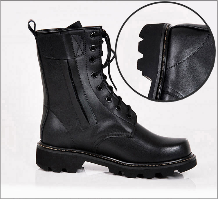 Bottes militaires en cuir - porter - Ref 1402061 Image 8