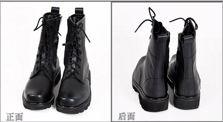 Bottes militaires en cuir - porter - Ref 1402061 Image 3