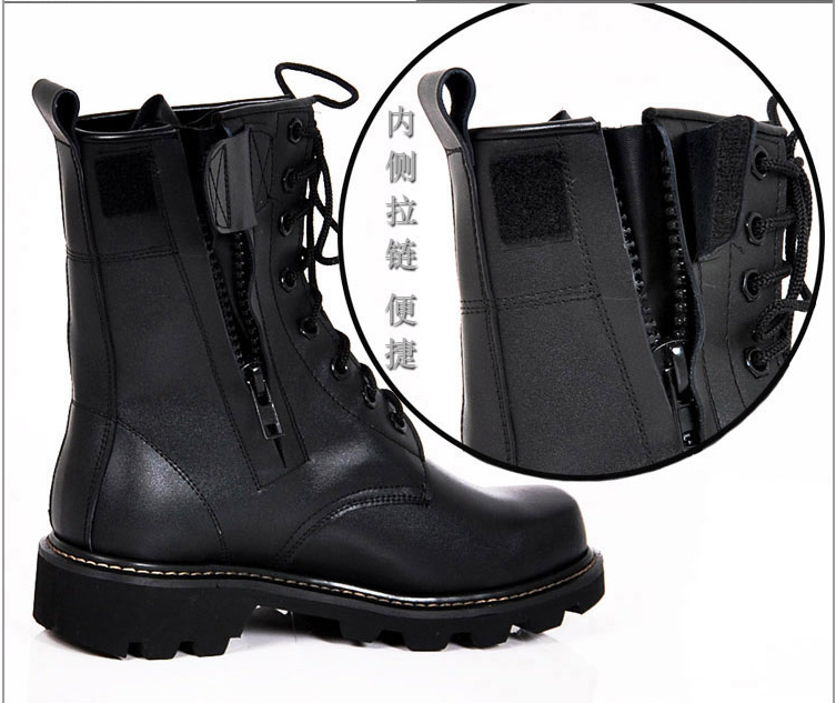 Bottes militaires en cuir - porter - Ref 1402061 Image 6