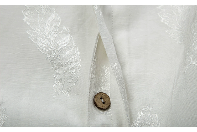 Phong cách Trung Quốc cotton và vải lanh jacquard Tang phù hợp với cải tiến Hanfu nam lanh áo khoác giản dị Trung Quốc phong cách retro áo khoác mỏng - Áo khoác đôi