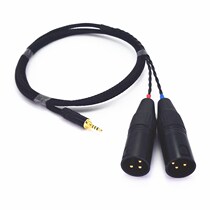 2 5mm Balance turning double Cannon 10% II XLR balancing male head three-core DP-X1 N5 AK240AK380 AK240AK380