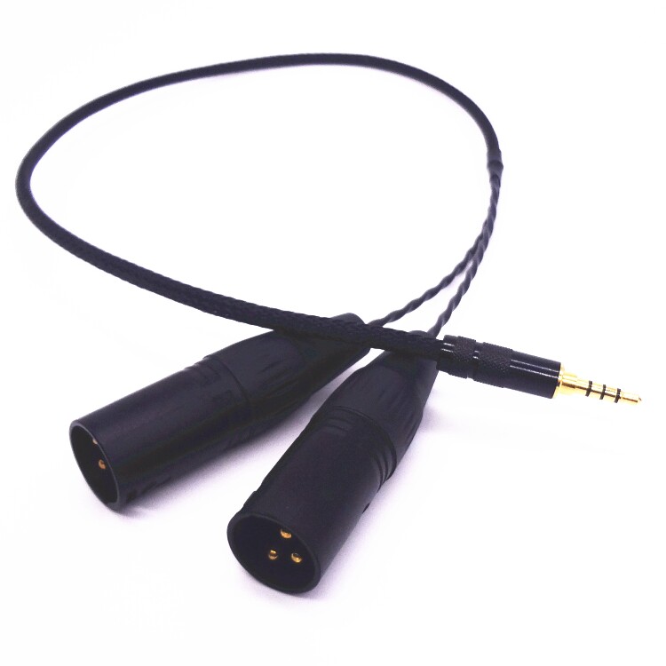 3 5mm Balanced transfer Double Cannon 10% Two male heads three-core 2XLR balance Carnon head audio line