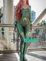 DC film Justice League sea rear Mae La Mera hero one-piece tights Cosplay Costume