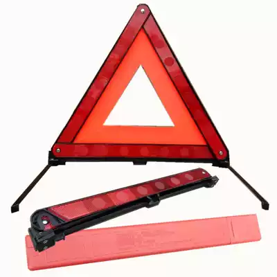Car supplies tripod reflective warning parking sign folding safety sign car failure sign annual inspection and review